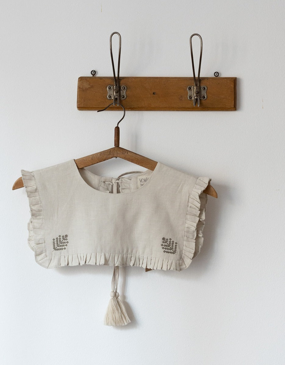Helga' embroidered collar kelp – voriagh - sisters from ancient lands