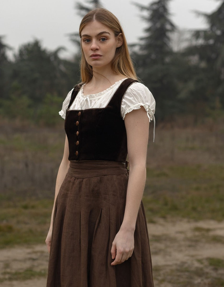 Dirndl autrichien 'Constanze' chêne foncé oak / XS