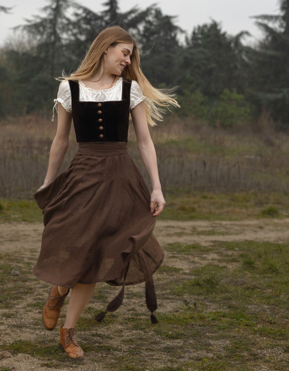 brown dirndl dress Billy Reid Paglia Moto Boot, Black/Dark Brown