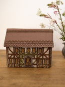 DIY Kit "Fachwerk House" - cross stitch trinket box