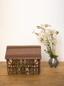 DIY Kit "Fachwerk House" - cross stitch trinket box