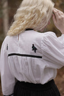 “Ioana” blouse with carașova-inspired embroidery