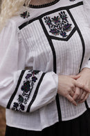“Ioana” blouse with carașova-inspired embroidery