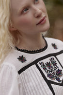 “Ioana” blouse with carașova-inspired embroidery