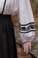 “Ioana” blouse with carașova-inspired embroidery