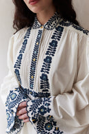 “István” embroidered Matyó inspired blouse