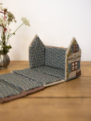 DIY Kit "Chata House" - cross stitch trinket box
