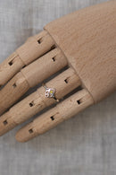 Bague "Mira" en argent et péridot petit