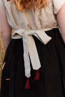 Tablier de cérémonie brodé "Terezs" 