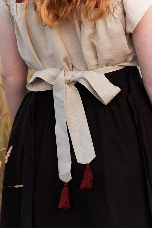 Tablier de cérémonie brodé "Terezs" 
