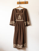 Robe 'Astrid' brodée inspirée pain d'épice