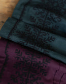 Robe 'Austra' brodée couleur prune