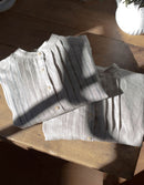 "René" French miller's shirt replica natural linen
