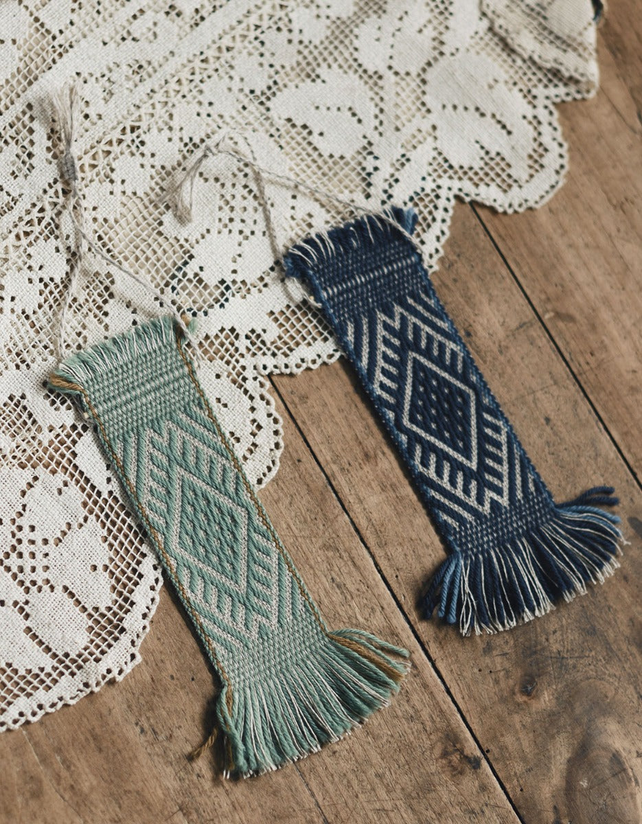 Baltic handwoven wall decoration mint green