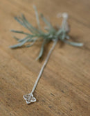 Collier 'Glacier Flocon' en cristal de roche taillé et argent 925