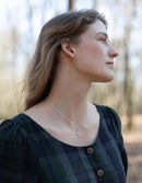 Collier 'Glacier Flocon' en cristal de roche taillé et argent 925