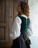 Dirndl (Mieder) autrichien "Constanze" vert Tyrol