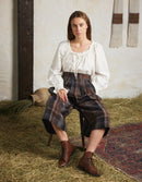 "Cosima" white top with long sleeves