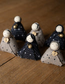 DIY kit '6 small Lavender Laumė' - Mara Diamond Cream/Night Blue