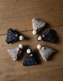 DIY kit '6 small Lavender Laumė' - Mara Diamond Cream/Night Blue