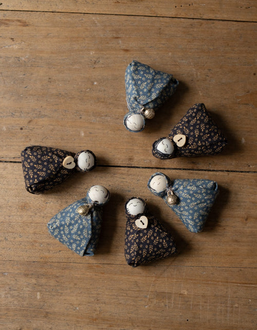 DIY kit '6 small Lavender Laumė' - Mathilda Black/Blue Leaves