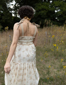 Robe 'Emily' broderie anglaise à bretelles crème