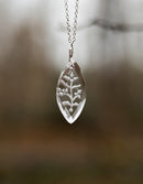 Collier 'Glacier Cristal' en cristal de roche taillé et argent 925