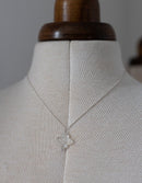 Collier 'Glacier Flocon' en cristal de roche taillé et argent 925