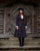 Redingote en coton 'Louisa' noire
