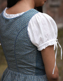 Robe 'Matilda' motif feuilles bleu -XXXL