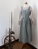 Robe 'Matilda' motif feuilles bleu -XXXL