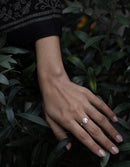 Bague 'Mira stilla' en argent et péridot