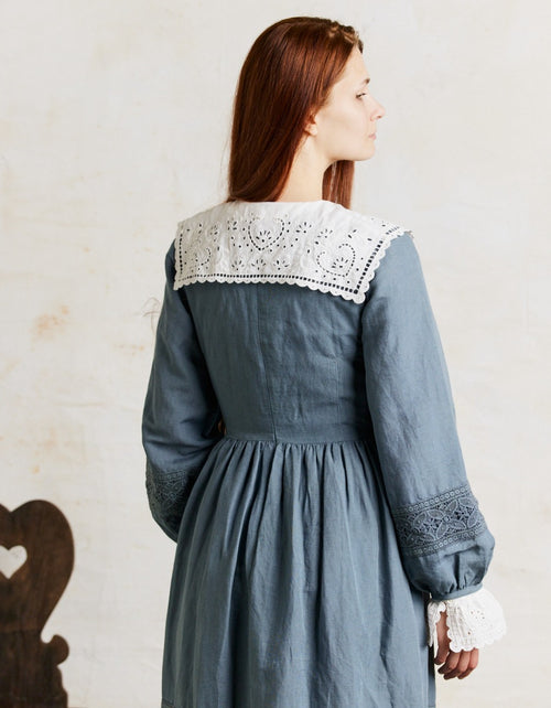 Blouse 'Alanis' en coton blanc broderies anglaises