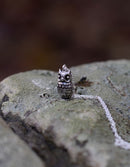 'Nightowl' Sterling silver pendant necklace with an Owl pendant