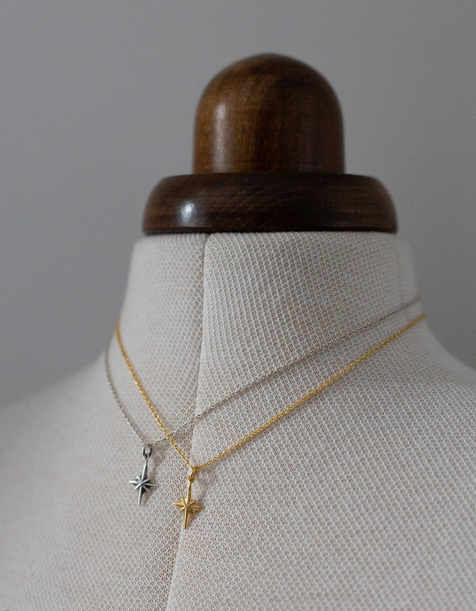Collier pendentif 'Northern Star' en argent 925