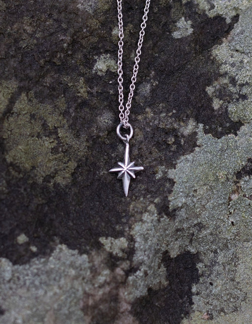 Collier pendentif 'Northern Star' en argent 925