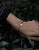 Bracelet 'Primula minor' en argent et péridot