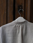 "René" French miller's shirt replica natural linen