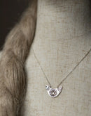'Svyra' Lituanian bird pendant with chain sterling silver