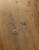 'Svyra' Lituanian earrings sterling silver