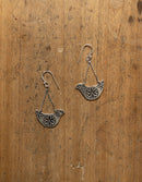 'Svyra' Lituanian earrings sterling silver