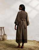 Robe brodée  'Mivilud' sarrasin