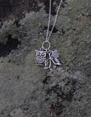 Collier 'Winter' en argent 925 et pierre de Lune