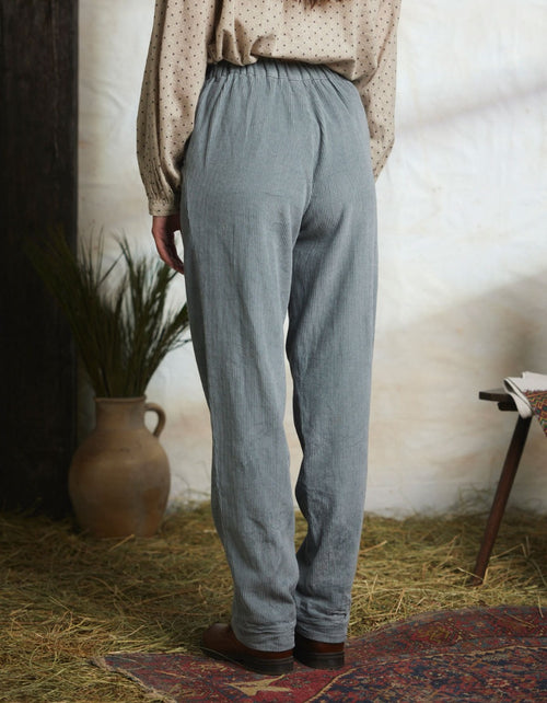 "Yana" corduroy pants lagoon