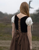 "Constanze" austrian dirndl (Mieder) dark oak
